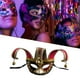 thumbnail image 4 of Máscara creativa de media cara, máscara de baile de máscaras de moda, máscara de lujo para cosplay de Pascua rojo, 4 of 9