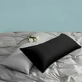 thumbnail image 5 of [Pillowcase]-2 Pack Ultra Soft Microfiber Body Pillowcases, Breathable and Easy Care Long Pillow Covers, 20" x 54", Black, 5 of 5