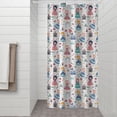 thumbnail image 2 of Floral Princess Pattern Shower Curtain 36"x72" ,Bathroom Decorative Shower Curtains Set with 12 Hooks,Modern Waterproof Washable Shower Curtain, 2 of 6