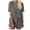 Gray, variant on yievot Womens Pajamas Set Short Sleeve Tops and Shorts Sleepwear 2 Piece Lounge Sets with Pockets