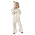 thumbnail image 2 of Hiijoy Big Girls Pajamas Button-Down Long Sleeved Top + Pants Sleepwear, Sizes 2-14, 2 of 5