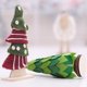 thumbnail image 3 of Árbol de Navidad de fieltro para decoración navideña de escritorio B 7.5 x 7.5 x 20 cm, 3 of 9