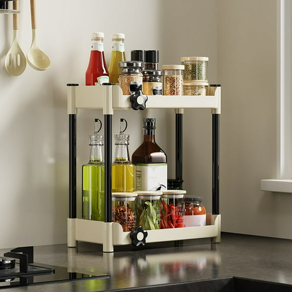 Estante de almacenamiento para encimera de cocina, estante de almacenamiento para tazas para el hogar, estante de almacenamiento desmontable