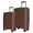 Mocha Brown, variant on ACEGOSES 2-Piece Luggage Set (20" Carry-on / 28" Checked Luggage) Lightweight Hardside Suitcase with 360° Spinner Wheels, TSA Lock, Scratch-Resistant, Pedal Pink
