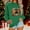#17Green, variant on Byworldtasic Christmas Sweatshirt Women Cute Chicken Xmas Shirt Funny Chicks Christmas Sweatshirts Hen Farm Pullover Tops S-2XL