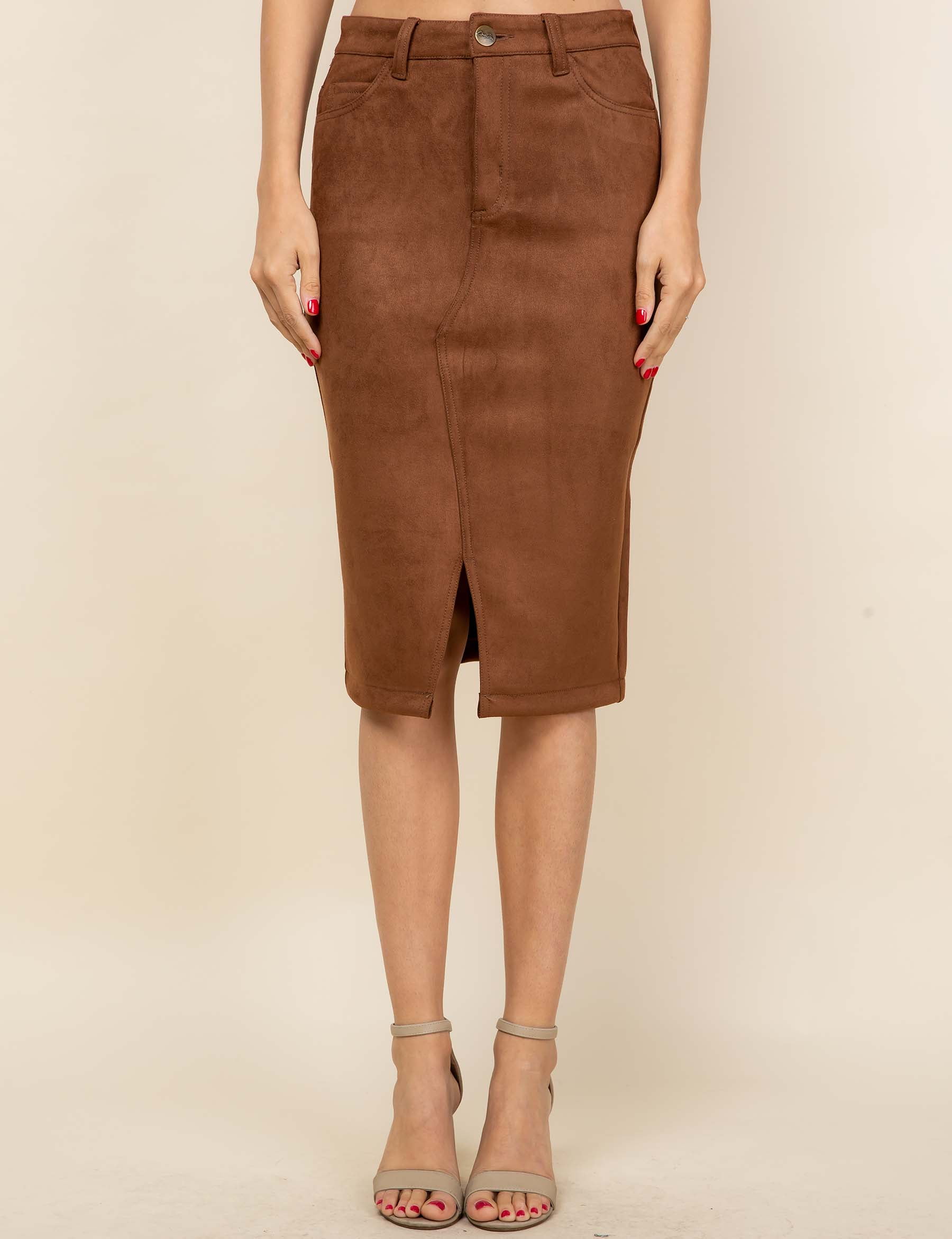 faux leather skirt walmart
