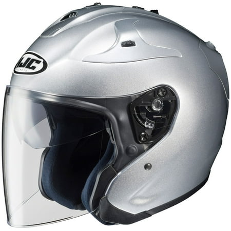 HJC FG-Jet Solid Open Face Helmet Metallic Silver SM