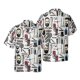 thumbnail image 2 of Herramienta de corte de cabello con múltiples elementos, impresión 3D para camisas de hombre, camisa de uniforme de manga corta de trabajo profesional de moda con botones para niño, 2 of 5