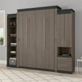 thumbnail image 2 of Atlin Designs 104" Queen Murphy Bed with Narrow Storage in Bark Gray, 2 of 13