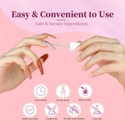 Saviland Dip Powder Liquid Set with Dip Powder Activator, Base and Top Coat, Brush Saver and Nail File