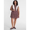 thumbnail image 2 of Terra & Sky Women's Plus Sleeveless Button Front Tiered Cotton Mini Dress, Sizes 0X-5X, 2 of 5