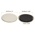 thumbnail image 2 of Furniture Sliders, 8Pcs 5" - Plastic Reusable Round Sliding Pads, Chair Glides for Carpeted Tile Floors (Grey), 2 of 6