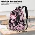 thumbnail image 6 of Jeiento Axolotl 17 Inch Teen Girls Backpack Set 4-Piece Lunch Bag Pencil Case Water Bottle Holder Pink Cherry Blossom Lightweight Large Capacity School Bookbag for Kids Students Back to School, 6 of 7