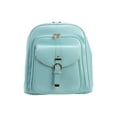 thumbnail image 1 of McKlein M Series OLYMPIA - Notebook carrying backpack - leather - 11" - aqua blue, 1 of 10