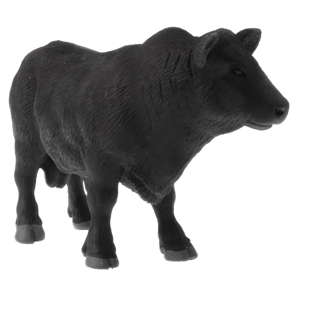 Details about   Realistic Animal Model Figures Kids Educational Toy Gift Black Bull 