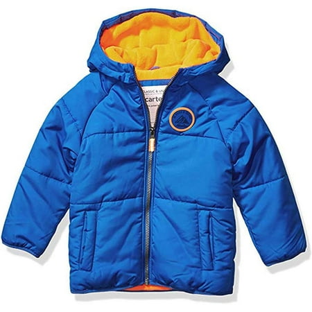 Carters Boys Bubble Puffer Jacket (Blue 12 Months)
