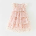 thumbnail image 2 of Bearichfupo Kids Children Girls Summer Sleeveless Princess Dress Fashion Polka Dot Cake Mesh Dress, Sizes 7-8 Years, 2 of 5