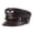 Dark brown, variant on Women Fashion Newsboy Cap PU Leather Flat Gatsby Visor Beret Autumn Winter Hats ,Classic Design