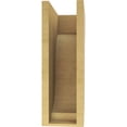 thumbnail image 4 of 6"W x 12"D x 18"H Classic Van Buren Rough Cedar Woodgrain TimberThane Corbel, Primed Tan, 4 of 6