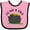 Pink and Black, variant on Inktastic St. Patrick's Day Lil' Pot of Gold Boys or Girls Baby Bib