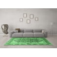 thumbnail image 3 of Ahgly Company Indoor Rectangle Persian Emerald Green Traditional Area Rugs, 2' x 4', 3 of 4