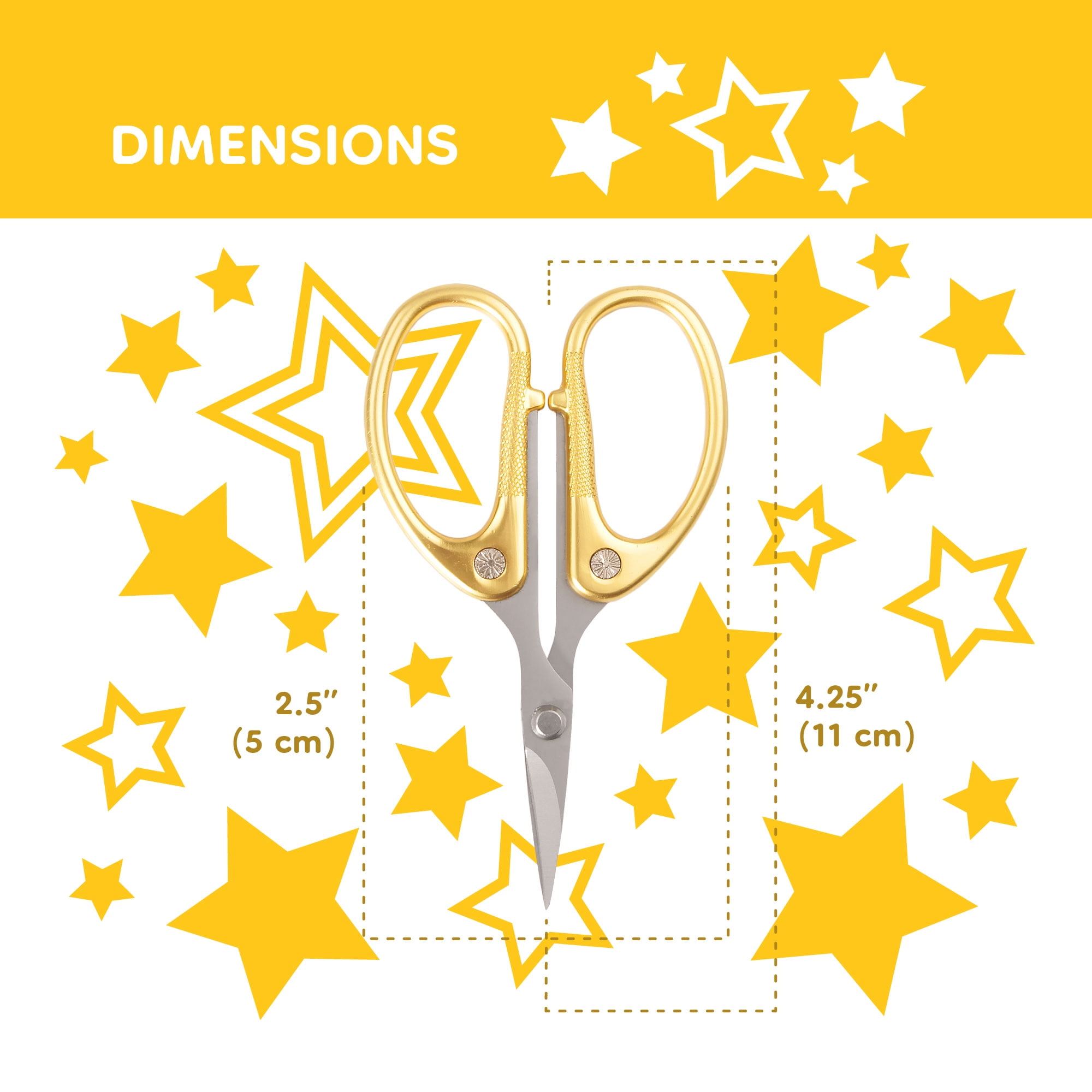 JubileeYarn Standard Embroidery Scissors - Gold - 30 Scissors