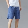 thumbnail image 6 of Sngxgn Men's Shorts Casual Lightweight Workout Gym Shorts for Men(Light Blue,XXXXXL), 6 of 6