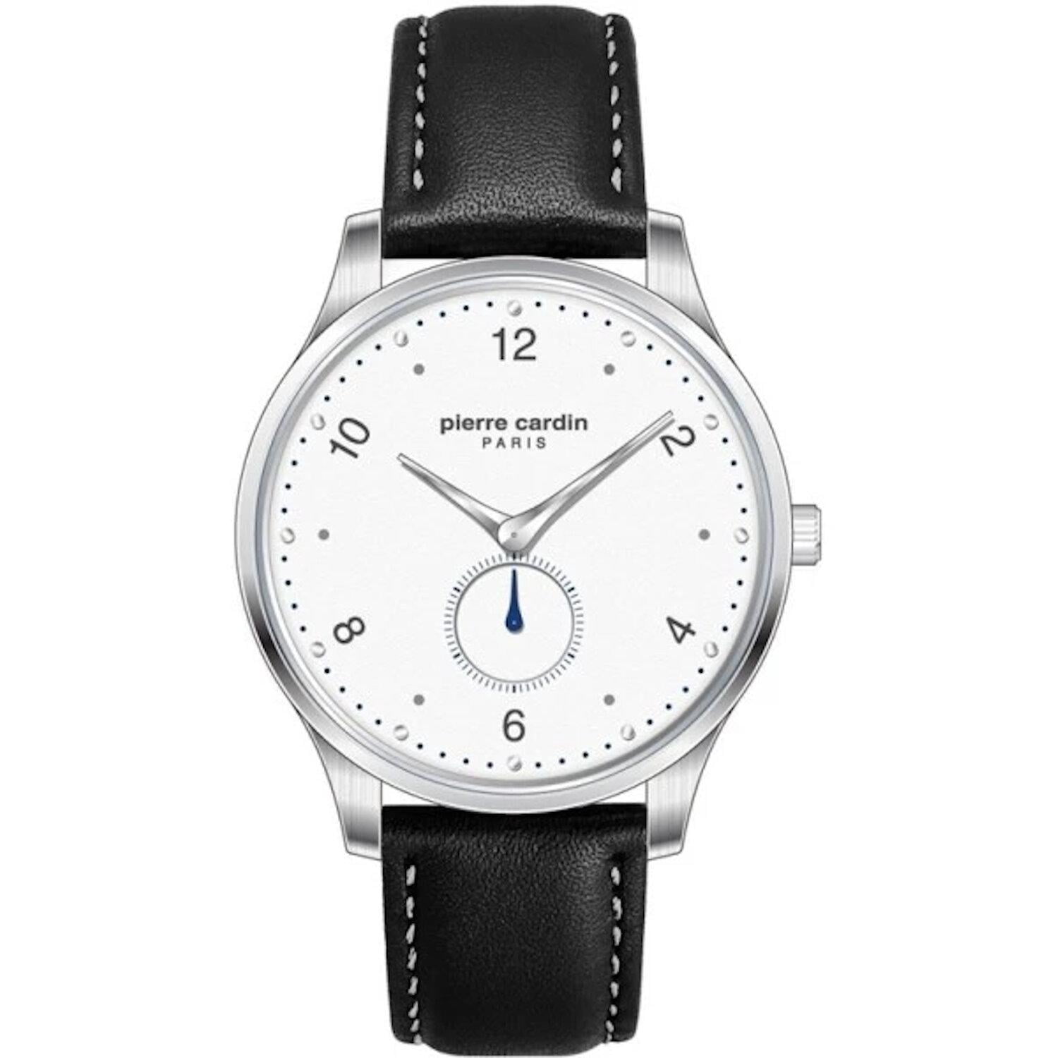 Pierre Cardin Orologio Uomo Quadrante Multiplo: Modello PC902731F101, Cassa 42mm, Pelle Nera E Quadrante Blu - 5