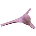 thumbnail image 3 of Botmois Sexy Mens Pouch Enhancing Thong Underpants Shiny Bikini Underwear Tangas Light Brown L, 3 of 3