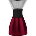 thumbnail image 5 of Insulated Pour Over Coffee Maker 32 oz Double-Wall Vacuum Stainless-Steel Filter Burgundy, 5 of 7