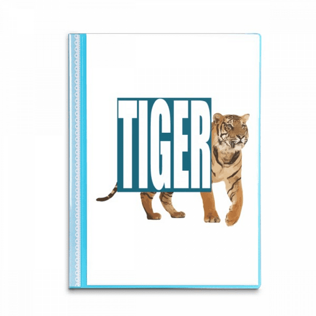 Cats Tigers Ferocious Art Deco Fashion Book Sheet Protectors Portfolio Binder Folder