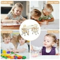thumbnail image 6 of Toddler Table and Chair Set, Height Adjustable Table and Chair Set of 5, 47.2''L x 23.6''W Multifunctional Toddler Table for Reading,Graffiti Desktop,Drawing, Eating, for Ages Over 4, 6 of 10