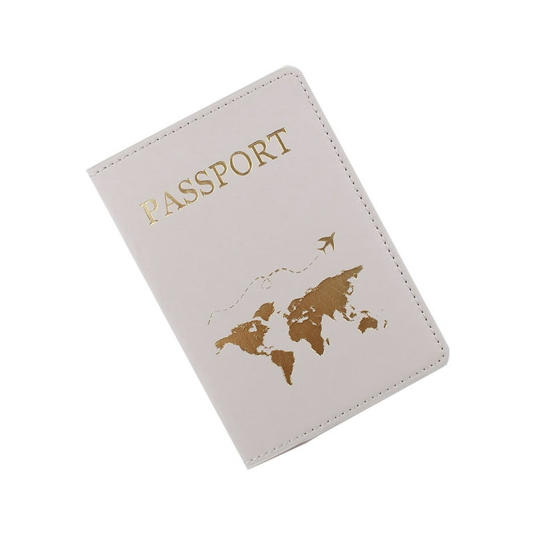 Passport Cover holder for couple + case tag, 2 pcs New Map design