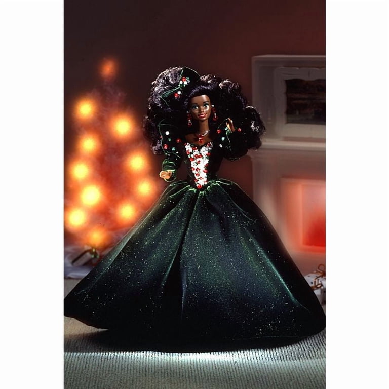 Mattel 1991 Happy Holidays Special Edition African American Barbie