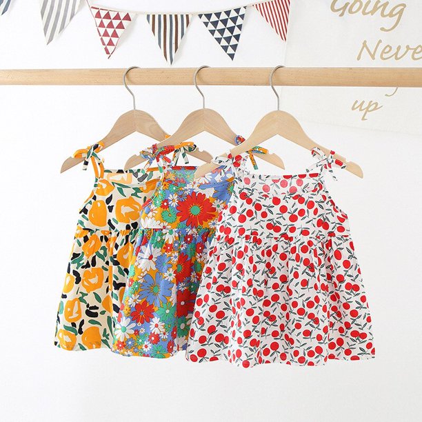 2023 Summer Baby Girl Dress Strawberry Print Newborn Infant Dresses Christening Gowns Princess Birthday Dress for Baby Girl5130 He Qiyong unisex
