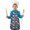 Unicorn and Cupcake, variant on Unicorn and Moon Blue Pattern Teens Aprons, Adjustable Neck Strap, Toddler & Teens Aprons for Cooking & Baking, 19x23.6 Inches