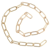 REOFLYUP 1Pc Decorative Chain Crystal Hanging Decor Iron Golden for Homeowners Indoor Decoration