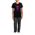 thumbnail image 4 of CafePress - Queen Bee Women'S Dark Pajamas - Women's Short Sleeve Print T-Shirt and Pants Dark Cotton Pajama Set, 4 of 7