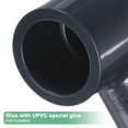 thumbnail image 4 of Uxcell 2-Pack Adaptador Conector de 90 Grados, Accesorio de Tubo de 1" en Codo Schedule 80 para Línea de Agua, Gris, 4 of 6