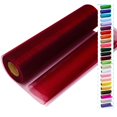 thumbnail image 1 of Rollo de tela IONTACH de tul burdeos y organza con cristal, 30 cm x 45 m, 1 of 6