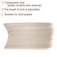 thumbnail image 5 of MY-LADY 20 Inch Invisible Wire Hair Extensions Synthetic Hair Extensions Secret Fish Line Headband Long Straight Hairpieces for Women, 5 of 8