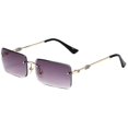 thumbnail image 1 of Gafas de sol para mujer grandes y cuadradas de gran tamaño para hombres Moda Top Baddie Shades, 1 of 1
