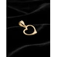 thumbnail image 3 of Dije Corazón Chico Curvo Para Dama Casa del Anillo Oro Sólido 14K amarillo, 3 of 5