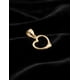 thumbnail image 3 of Dije Corazón Chico Curvo Para Dama Casa del Anillo Oro Sólido 14K amarillo, 3 of 5