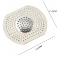 thumbnail image 1 of Household Thicken Aluminum Alloy Floor Drain Sink Filter Hair Anti-plug Filter For Bathroom, 1 of 6