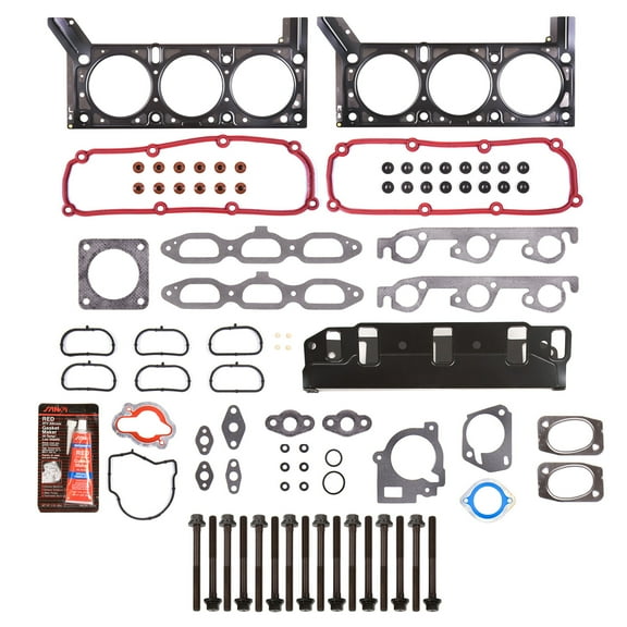 Evergreen HSHB8-30438L Head Gasket Set Head Bolts Fit 04-10 Chrysler Pacifica Town & Country Dodge 3.8