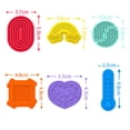 thumbnail image 3 of 6 unidades de piedras antiestrés de silicona, juguetes sensoriales, silenciosas, para calmar y aliviar el estrés, para niños, adolescentes y adultos, 3 of 8