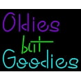 thumbnail image 1 of Oldies But Goodies LED Neon Sign 24 x 31 - inches, Clear Edge Cut Acrylic Backing, with Dimmer - Bright and Premium built indoor LED Neon Sign for Bar decor., 1 of 7