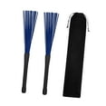 thumbnail image 2 of Almencla Drum Brushes Nylon Wire Brushes Extendable with Handle Convenient Percussion Accessories Gifts for Playing Drum Kit Jazz Drum Blue, 2 of 8