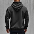 thumbnail image 4 of LNZGNM Men's Zip Up Hoodie Military Tactical Hoodies Big and Tall Winter Hoodie Casual Lightweight Hooded Sweatshirt Men Athletic Jackets with Pockets, Dark Gray L, 4 of 9